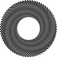 ensemble de logo en spirale circulaire demi-teinte. circulaire en pointillé isolé sur fond blanc. conception de tissu en demi-teinte. texture de points de cercle de demi-teintes. élément de conception de vecteur à des fins diverses.