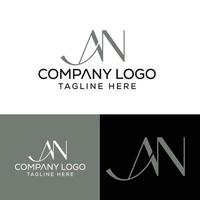 lettre initiale un logo création monogramme créatif moderne signe symbole icône vecteur