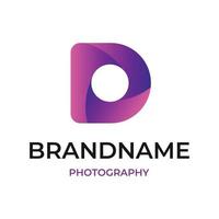 modèles de logo de photographie et de séance photo vecteur