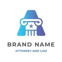 logo d'avocat avec style d'élément créatif premium vecteur