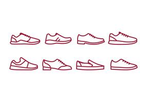 Chaussures Icon Pack vecteur