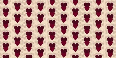 fond de motif de coeur, romantisme avec forme de coeur comme motif et couleurs le jour de la saint-valentin prédominent vecteur
