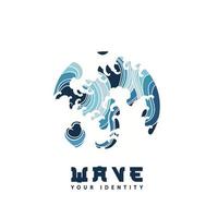 logo des vagues. vecteur d'onde. icône de vagues