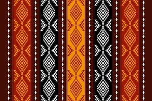 motif traditionnel géométrique ethnique oriental harmonieux pour le fond, tapis, papier peint, vêtements, emballage, batik, tissu, image vectorielle, illustration, style de broderie. vecteur