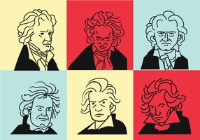 Beethoven Clipart vectoriel