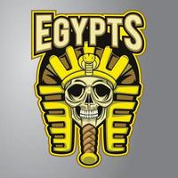 logo mascotte symbole egypte vecteur