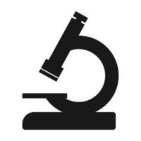 vecteur de logo de microscope