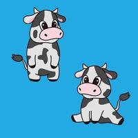 petite vache l'illustration vecteur