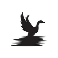 création de logo illustration icône vecteur canard