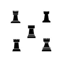 vecteur d'icône d'échecs