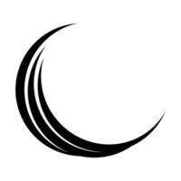 vecteur de logo de lune