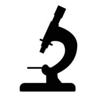vecteur de logo de microscope