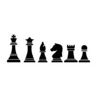 définir l'icône d'échecs vecteur