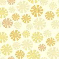 motif doré avec des feuilles. texture transparente fleur jaune transparente, motif sans fin. le motif harmonieux peut être utilisé pour le papier peint et le textile, les motifs de remplissage, l'arrière-plan de la page Web, les textures de surface. vecteur