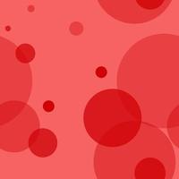 un motif avec des cercles rouges de différentes formes et transparences. fond dans des bulles d'eau roses. fond abstrait avec des cercles. impression sur textile et papier. fond festif vecteur