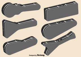 Vector Guitar Case Couleur Icon Set