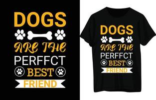 conception de t-shirt pour chien vecteur