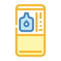 illustration vectorielle d'icône de couleur de distributeur automatique d'eau vecteur