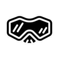 illustration vectorielle d'icône de glyphe de masque de plongée vecteur