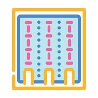 piscine couleur icône illustration vectorielle vecteur