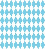 motif bavarois pour l'oktoberfest. texture de losange bleu allemand. illustration vectorielle vecteur