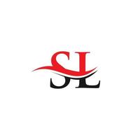 monogramme lettre sl logo design vecteur. création de logo de lettre sl avec une tendance moderne. logo sl vecteur