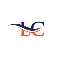 logo lc lié pour l'entreprise et l'identité de l'entreprise. vecteur de logo créatif lettre lc