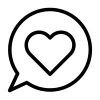 contour de massage vecteur d'illustration de la saint-valentin et icône de logo nouvel an icône parfaite.