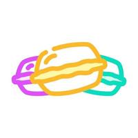 boulettes colorées couleur icône illustration vectorielle vecteur