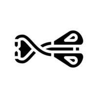 chien coupe-ongles glyphe icône illustration vectorielle vecteur