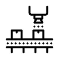 illustration vectorielle de l'icône de fabrication de l'industrie vecteur