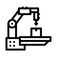 illustration vectorielle de l'icône de la technologie de fabrication vecteur