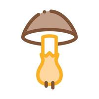 champignon légume icône vecteur contour illustration