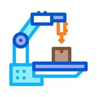 illustration vectorielle de l'icône de la technologie de fabrication vecteur