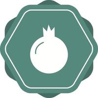 icône de glyphe de vecteur de grenade unique