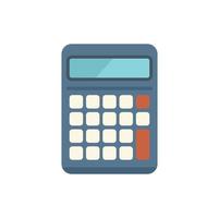 calculatrice scientifique icône vecteur plat. recherche en laboratoire