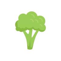 vecteur plat d'icône de chou-fleur de brocoli. nourriture végétale