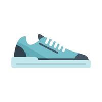 vecteur plat d'icône de chaussure de sneaker. chaussures de course