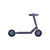 vecteur plat d'icône de scooter électrique d'enfant. transport vélo