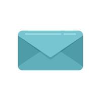 vecteur plat d'icône d'enveloppe de correspondance. lettre de courrier