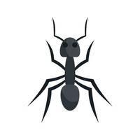 icône de fourmi de faune, style plat vecteur