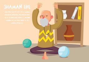 Chaman Life Illustration vecteur