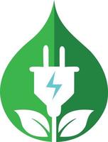 logo énergie naturelle vecteur