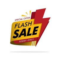 offre spéciale vente flash élégant fond de bannière de promotion vecteur