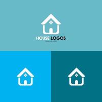 mise en forme de vecteur de modèle de conception de logo de maison
