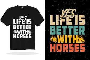 typographie moderne citations de lettrage inspirant vecteur conception de t shirt cheval