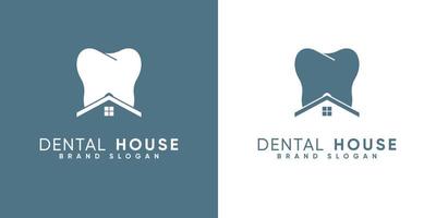 clinique dentaire maison ou bureau avec vecteur premium de style moderne