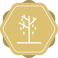 icône de glyphe de vecteur de feuilles qui tombent unique