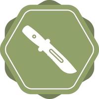 icône de vecteur de couteau militaire