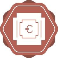 icône de vecteur symbole euro